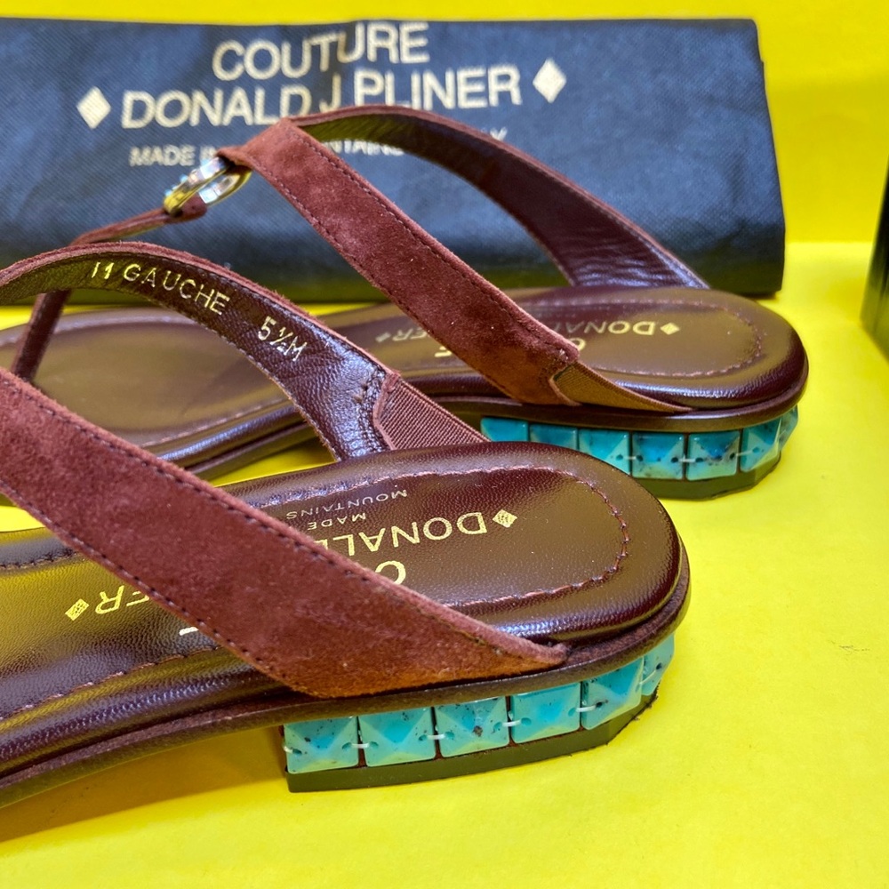 Vintage Like New! Donald J Pliner Sandals Women’s Size 5.5 - Picture 9 of 14